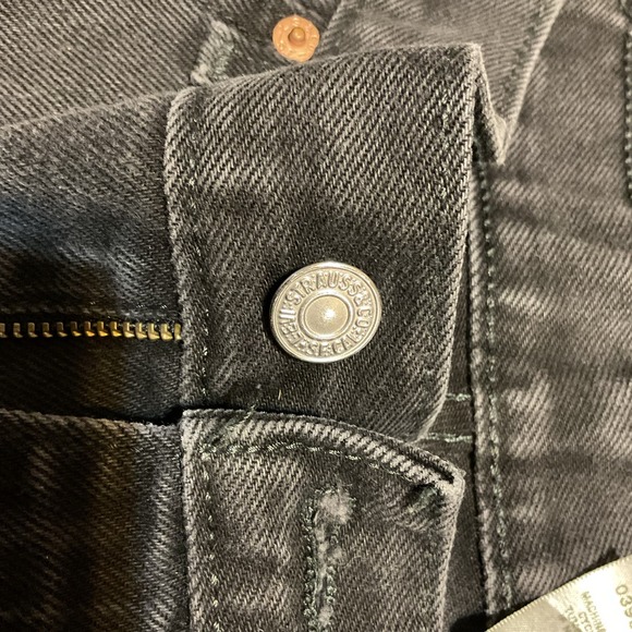 Men's Black 505 Stonewashed Levi's Size 38x32 - Picture 9 of 9